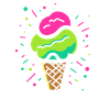 Eiswaffel Comic Look