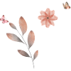 Buchstabe g Wildblumen Aquarelle