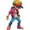 Jeune adolescent cool
