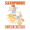 Saxophone Saxophone Skeleton