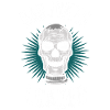 Dad Jokes Loaded Skull Motif
