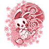 Frühlingsblüten-Hase