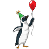 Ballon d’anniversaire pingouin