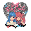 Best girlfriends pink heart
