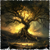 Livets Træ Yggdrasil Viking Midgård