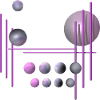 Kugeln und Stangen 3D