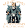 Lustiger Biker Opa Vintage Motorrad Retro Style