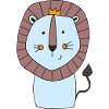 Lion Blue