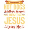 Hot Dog Adult Jesus Faith