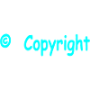 Copyright hellblau