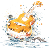Ukulele Illustration