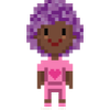 PIXELFIGUR LILA-PINK