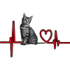 Cats Heartbeat Gift
