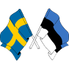 Drapeau Suède, drapeau Estonie