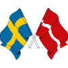 Sweden flag, Latvia flag