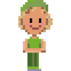 PIXELFIGUR GRÜN