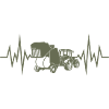Herzfreq Traktor Ballenpresse