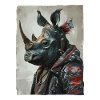 Patriotischer Punk-Nashorn