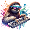 Cool Sloth Clavier Musique