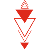 Triangular symbol (red)
