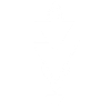 Symbole triangulaire (blanc)