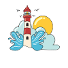 Phare rétro