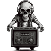 Skull Musician