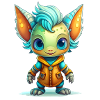 A cute fantasy creature