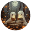 Ghosts, Reading, Book, Library, Halloween