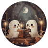 Ghosts, Reading, Book, Library, Halloween