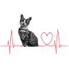 Cats Heartbeat Gift