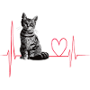 Cats Heartbeat Gift