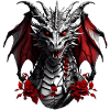 Fire Dragon Dragon Portrait for Dragon Fans Dragon