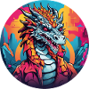 Fire Dragon Dragon Portræt til Dragon Fans Dragon