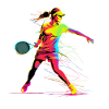 Tennis Filles Retrowave