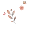 Buchstabe y Wildblumen Aquarelle