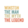 Winston the man the myth