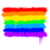 Pride Rainbow Colours / RGB Graffiti