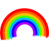 Rainbow Semicircle Colours / RGB