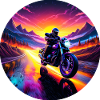 Motorcycle Sunrise