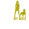 Inspirierende Pitbull-Mutter-Ehefrau-Mama-Kunst