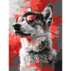 Cool Husky in Shades