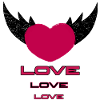 Flying heart