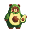 Avocado Bear - Fruity Animal Costumes