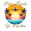 Airplane show over Maho Beach