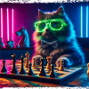 Chess Club Cat