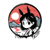 Japanese Red Sun: Girl Bunny