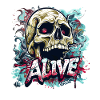 This skull is alive