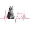 Cats Heartbeat Gift