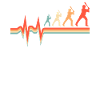 Softball Ekg Heartbeat
